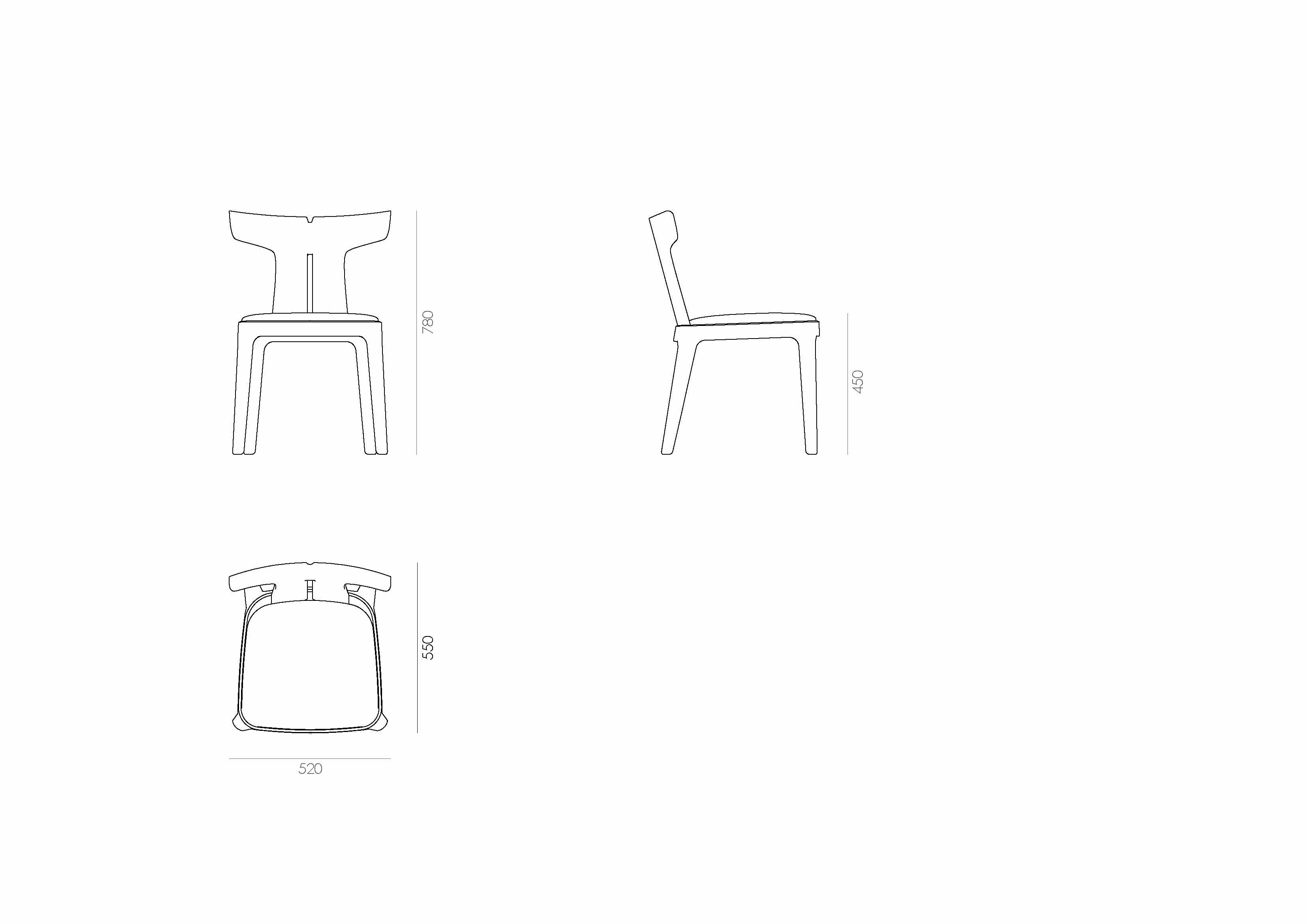 detail Bale Dining Chair