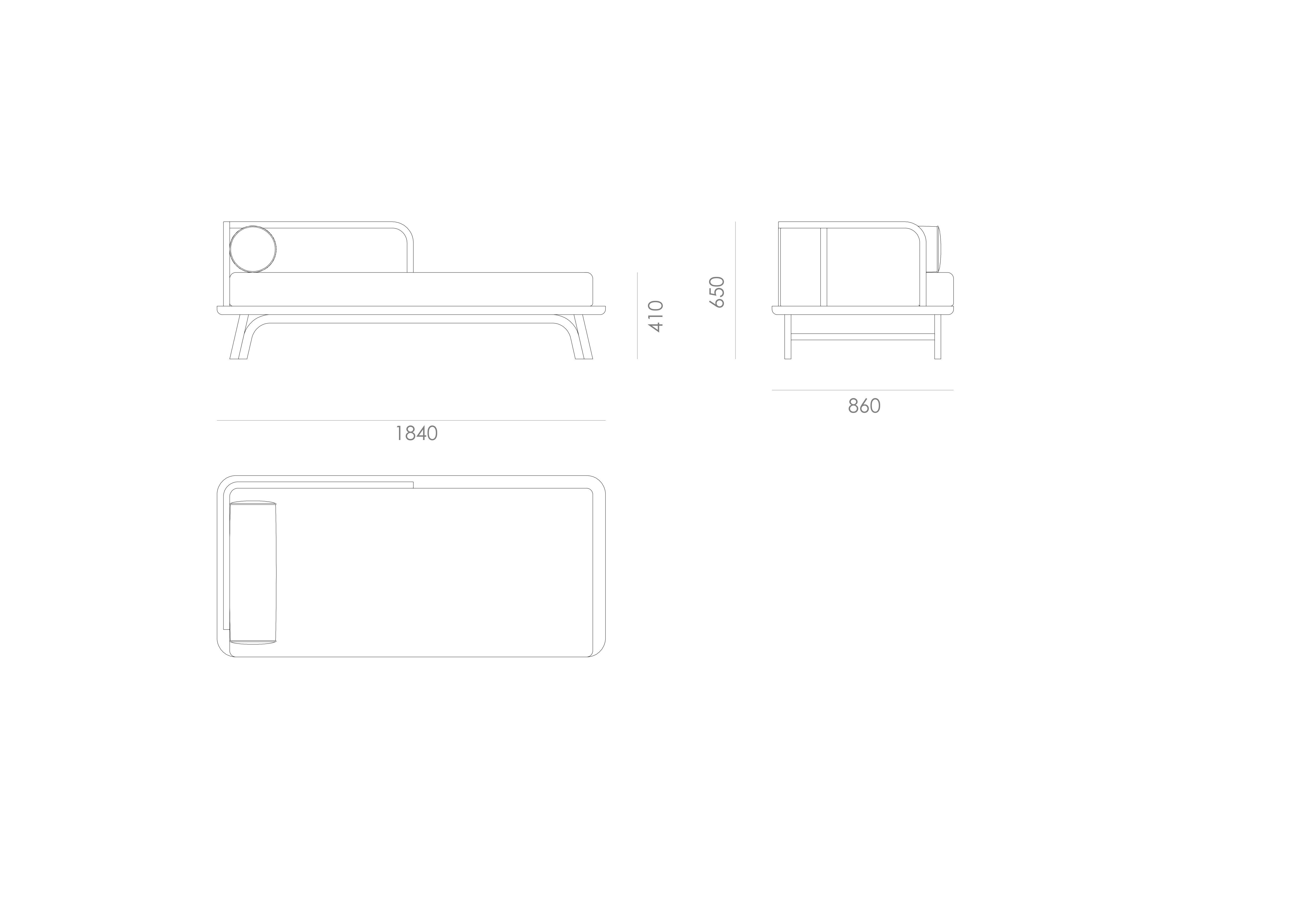 detail Testa Daybed 1:1 Collection