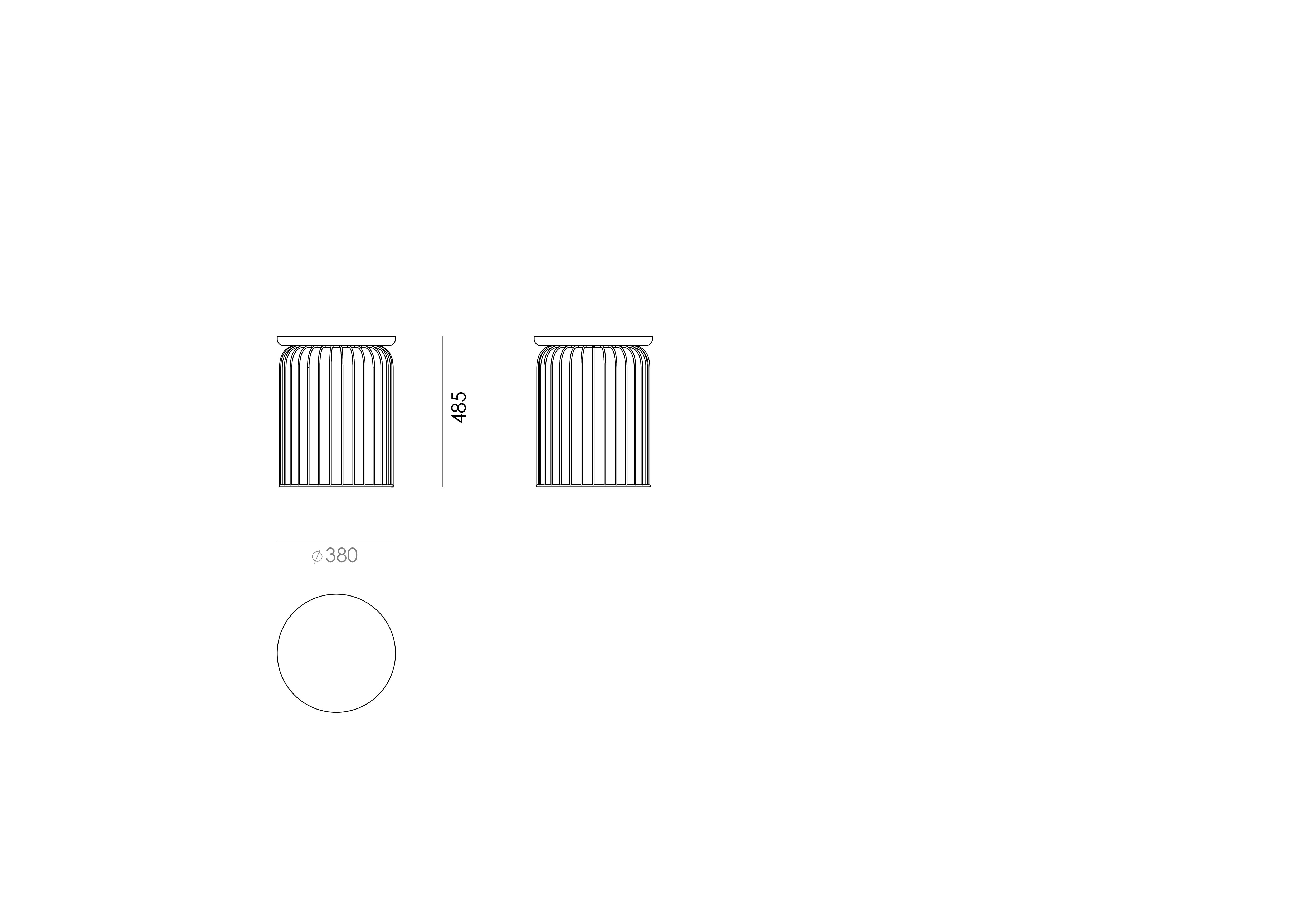 detail Bast Side Table