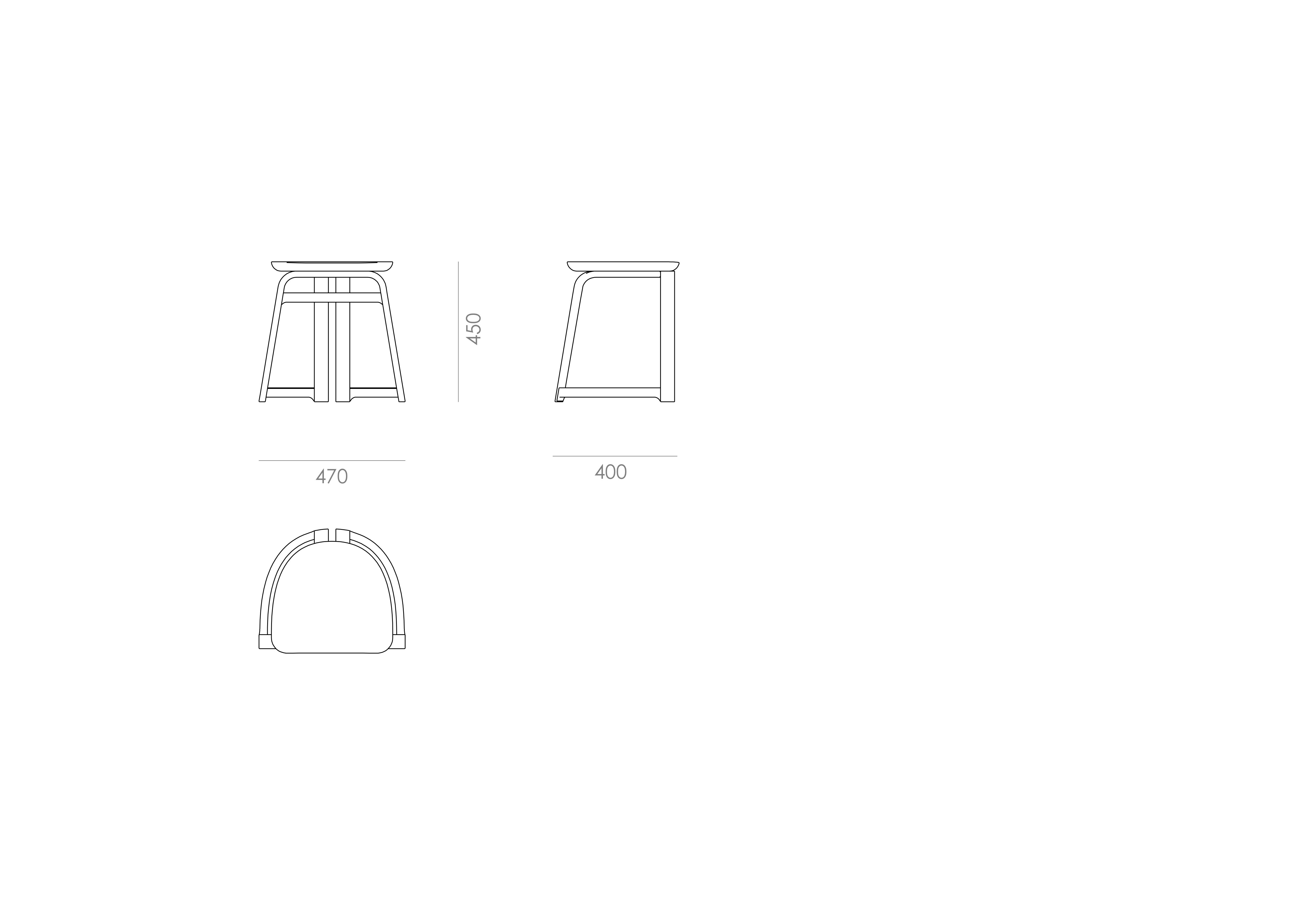 detail Cassie Stool 1:1 Collection